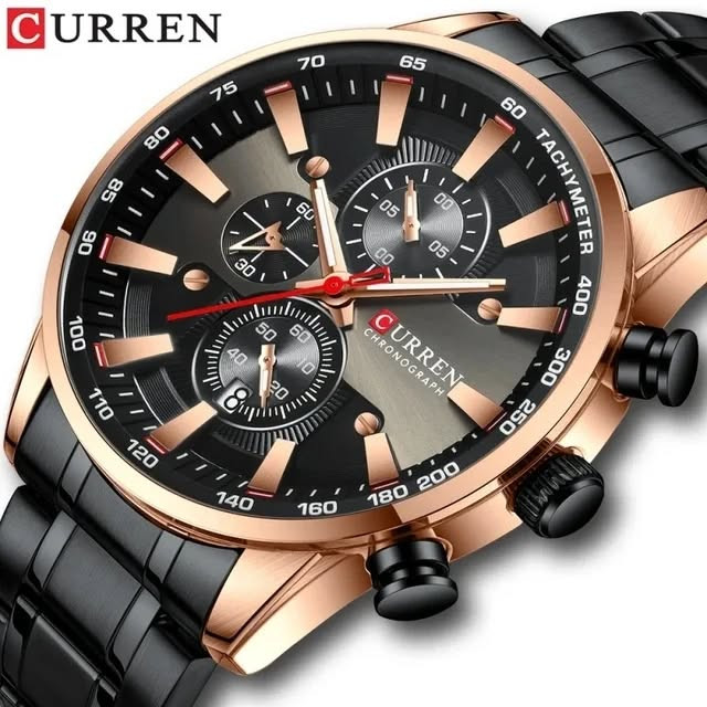 ساعت ساعت مچی مردانه کارن مدل CURREN 8351 اورجینال بند استیل ضدآب