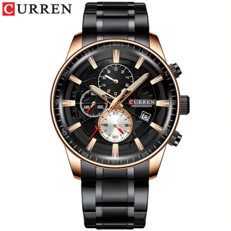 ساعت ساعت مچی مردانه کارن مدل CURREN 8362 اورجینال بند استیل ضدآب