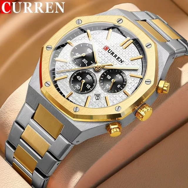 ساعت ساعت مچی مردانه کارن بند استیل CURREN 8440ساعت اورجینال ساعت ضداب
