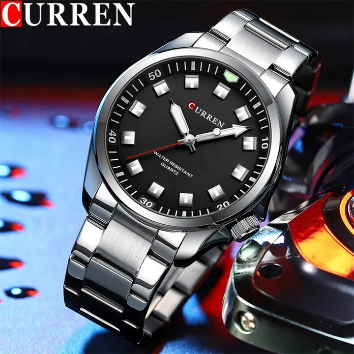 ساعت مچی مردانه کارن مدل CURREN 8451 اورجینال بند استیل ضدآب