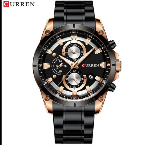 ساعت مچی مردانه کارن مدل CURREN 8360 اورجینال | بند استیل | ضدآب | سه موتور فعال