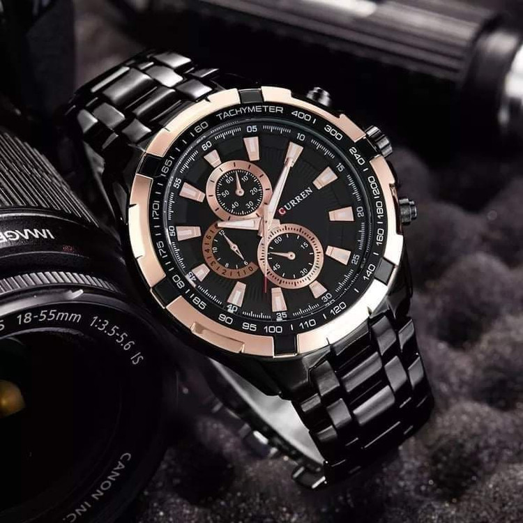 تصویر محصول: ساعت مچی مردانه کارن بند استیل CURREN 8023 ساعت اورجینال ضداب