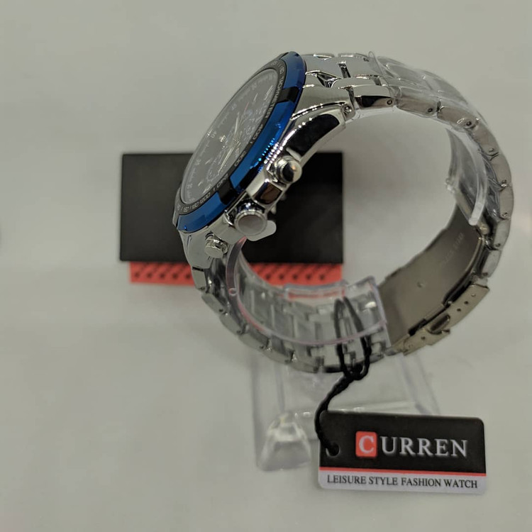تصویر محصول: ساعت مچی مردانه کارن بند استیل CURREN 8023 ساعت اورجینال ضداب