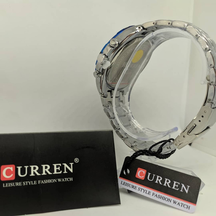 تصویر محصول: ساعت مچی مردانه کارن بند استیل CURREN 8023 ساعت اورجینال ضداب