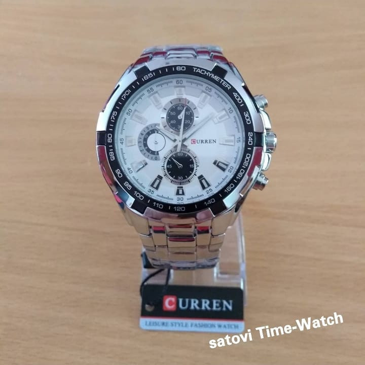 تصویر محصول: ساعت مچی مردانه کارن بند استیل CURREN 8023 ساعت اورجینال ضداب