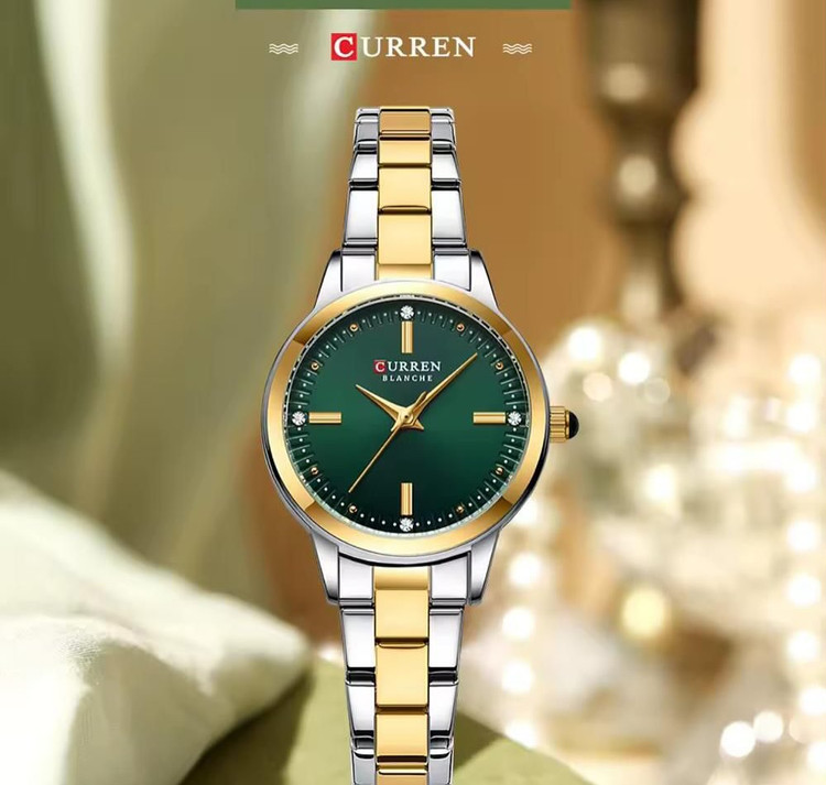 ساعت مچی زنانه کارن بند استیل CURREN 9094 اورجینال ضداب | اورجینال ضدآب