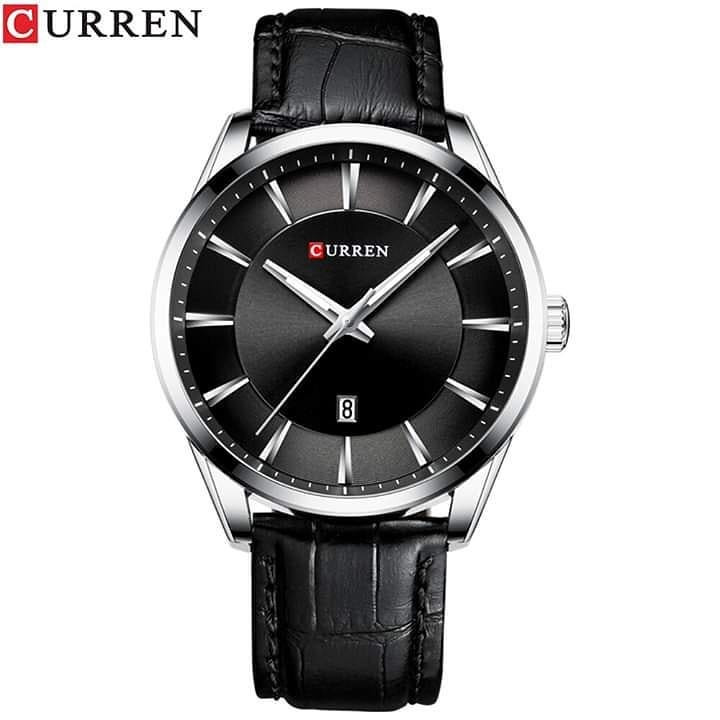 ساعت ساعت مچی مردانه کارن بند چرمی CURREN 8365 ساعت اورجینال ضداب