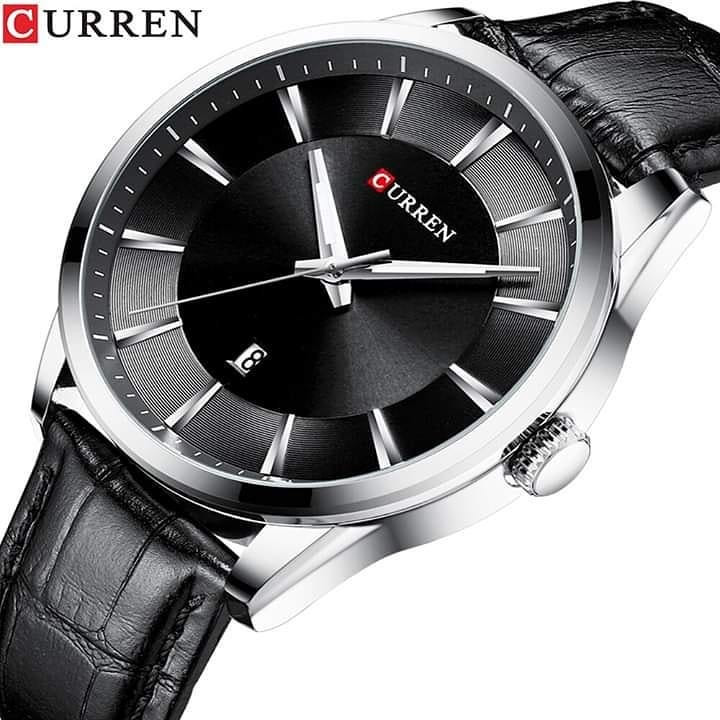 ساعت ساعت مچی مردانه کارن بند چرمی CURREN 8365 ساعت اورجینال ضداب