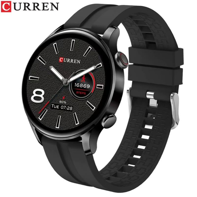 ساعت ساعت مچی هوشمند کارن بند سیلیکونی CURREN R2S ساعت اورجینال ضداب