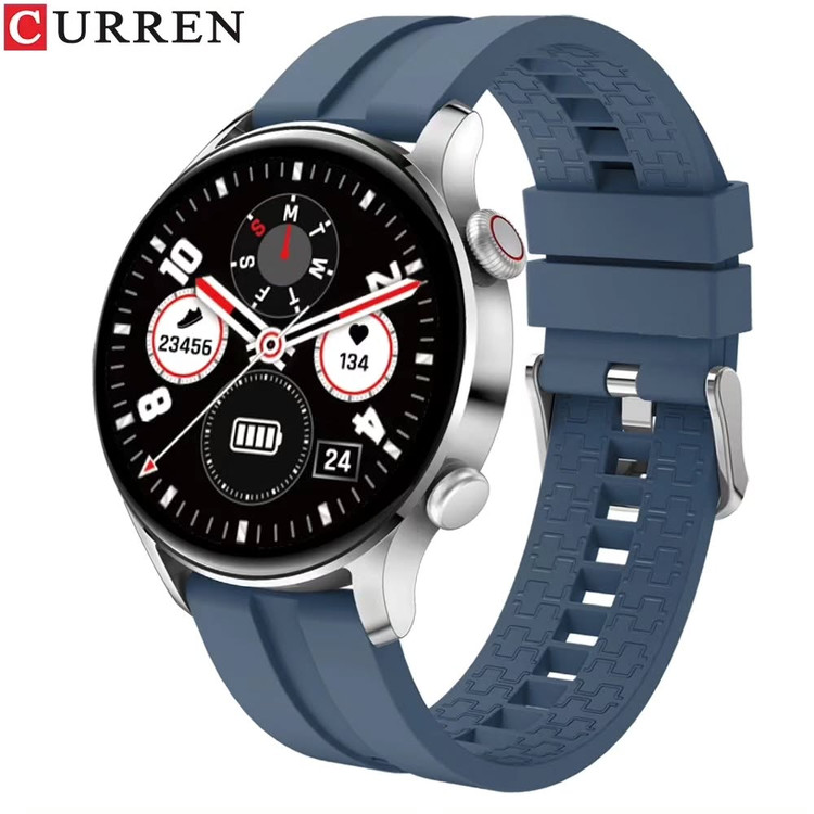 ساعت ساعت مچی هوشمند کارن بند سیلیکونی CURREN R2S ساعت اورجینال ضداب