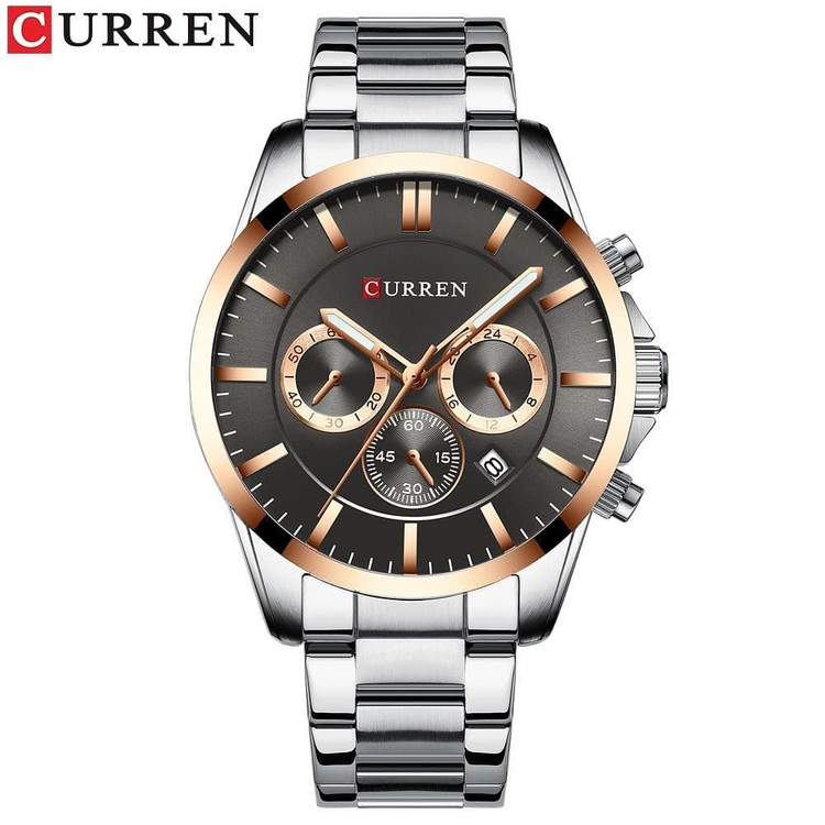 ساعت ساعت مچی مردانه کارن بند استیل CURREN 8358 ساعت اورجینال ضداب