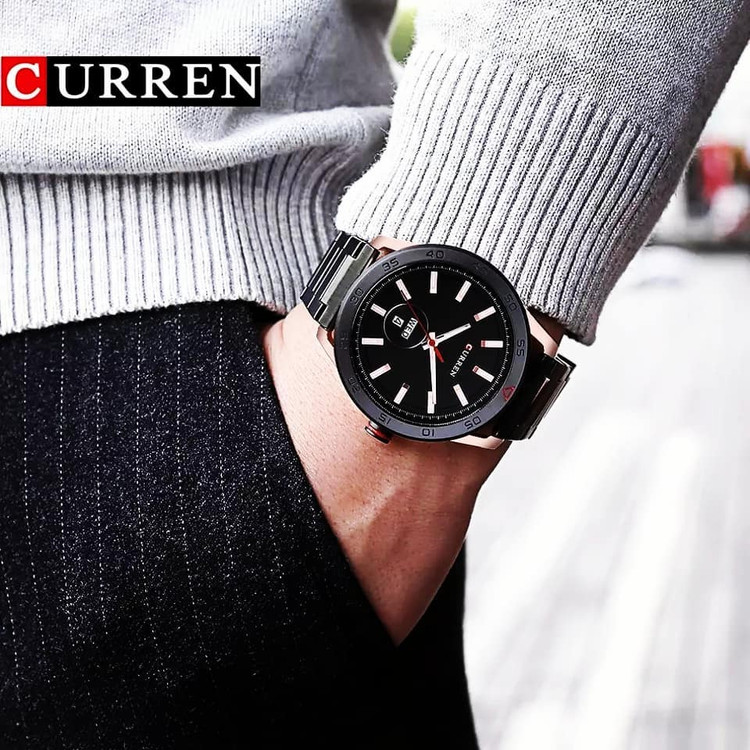 تصویر محصول: ساعت مچی مردانه کارن بند استیل CURREN 8331 ساعت اورجینال ضداب