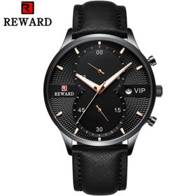 ساعت مچی مردانه ریوارد بند چرمی REWARD vip 83003 ساعت اورجینال ضدآب