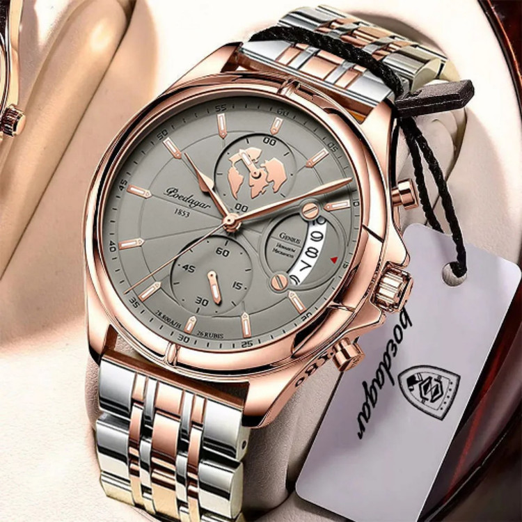 ساعت مردانه پوداگار مدل 989s|بند استیل - Poedagar 989s