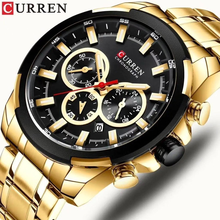 ساعت ساعت مچی مردانه کارن مدل CURREN 8361 اورجینال بند استیل ضدآب