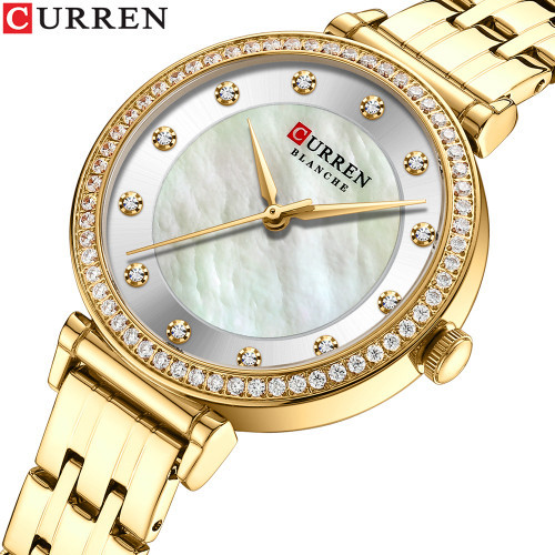 ساعت ساعت مچی زنانه کارن مدل CURREN 9087 اورجینال بند استیل ضدآب