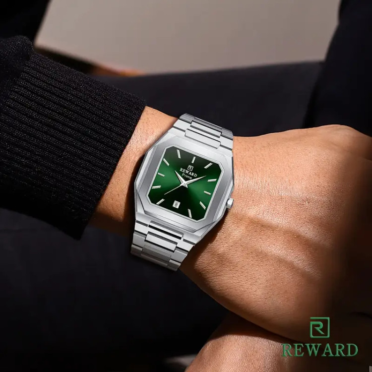 ساعت مچی مردانه ریوارد مدل REWARD 613151 اورجینال | بند استیل | ضدآب