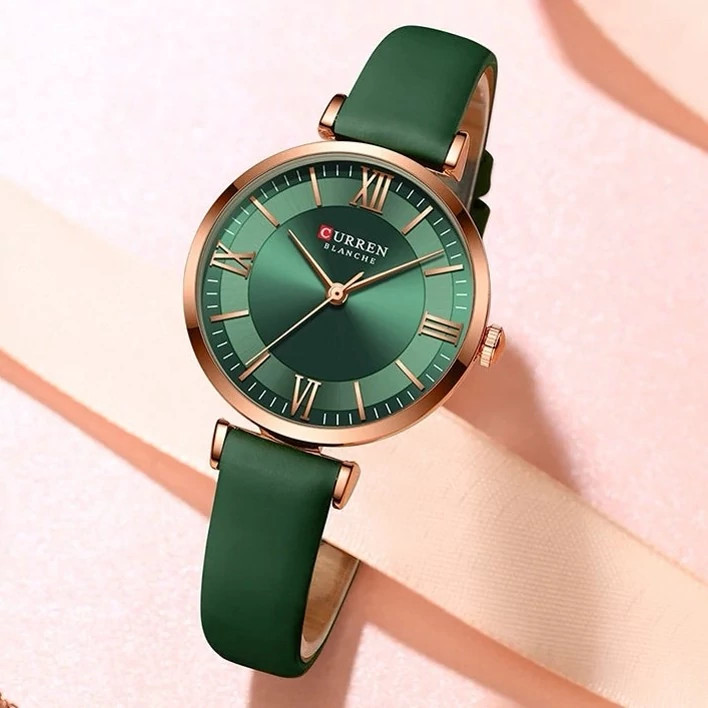 ساعت مچی زنانه کارن مدل CURREN 9079 اورجینال | بند چرمی | ضدآب
