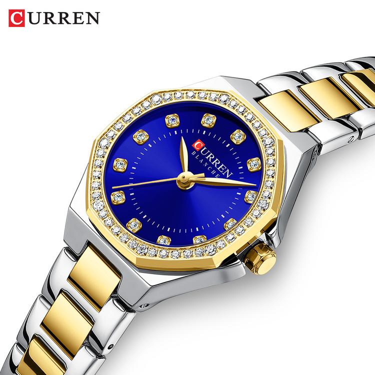 ساعت مچی زنانه کارن مدل CURREN 9100 اورجینال | بند استیل | ضدآب