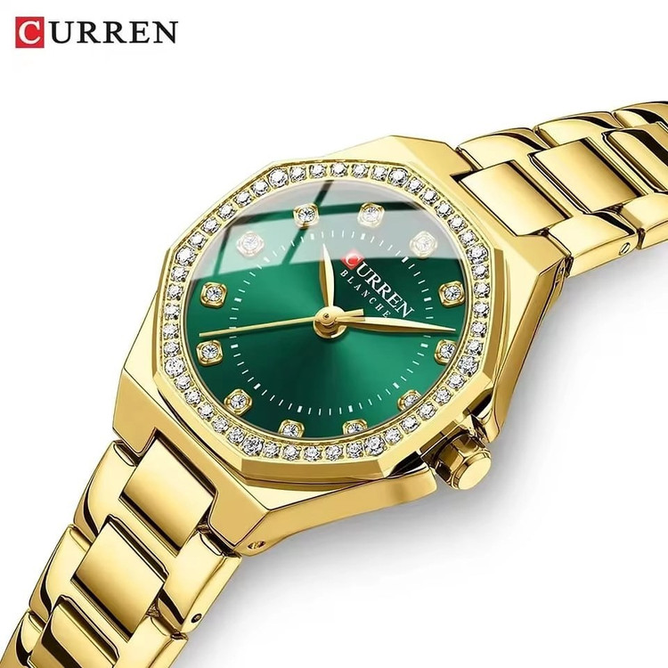 ساعت مچی زنانه کارن مدل CURREN 9100 اورجینال | بند استیل | ضدآب