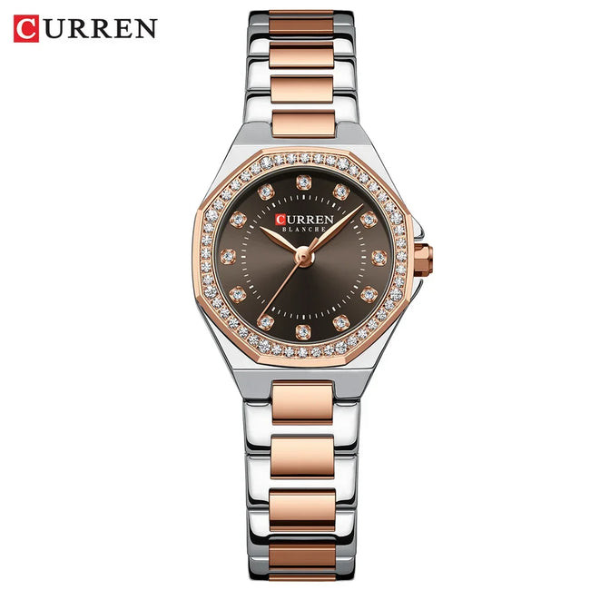 ساعت مچی زنانه کارن مدل CURREN 9100 اورجینال | بند استیل | ضدآب